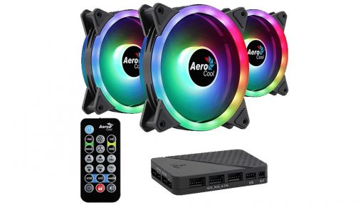 12 cm ventilátor szett (3db)+vezérlő Aerocool Duo 12 Pro ARGB LED #2