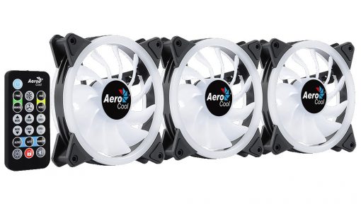 12 cm ventilátor szett (3db)+vezérlő Aerocool Duo 12 Pro ARGB LED #3