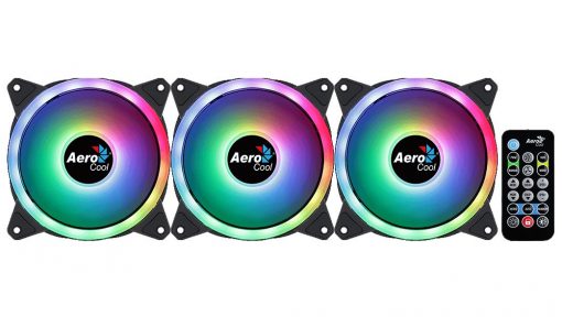12 cm ventilátor szett (3db)+vezérlő Aerocool Duo 12 Pro ARGB LED #4