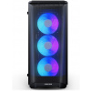Phanteks Eclipse P400A ház üveg oldallappal, Mesh előlappal (fekete) #2