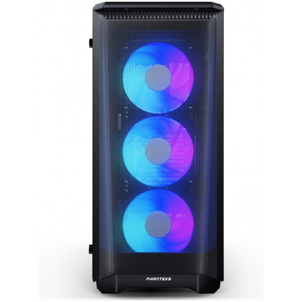 Phanteks Eclipse P400A ház üveg oldallappal, Mesh előlappal (fekete) #2