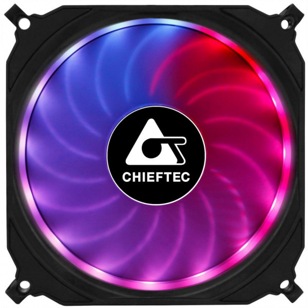 12 cm ventilátor szett (3db)+vezérlő Chieftec Tornado RGB LED-es #2