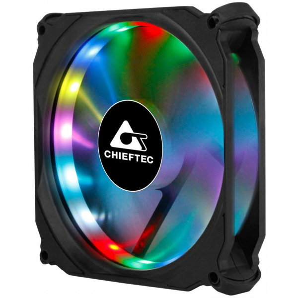 12 cm ventilátor szett (3db)+vezérlő Chieftec Tornado RGB LED-es #3