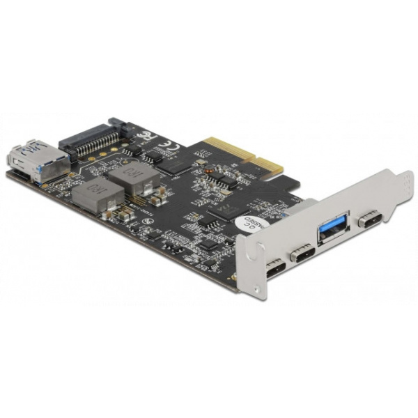 Delock USB 3.2 Gen 2 vezérlő kártya PCIe x4 (3x USB-C + 1x USB-A port) #3