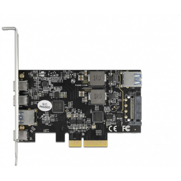 Delock USB 3.2 Gen 2 vezérlő kártya PCIe x4 (3x USB-C + 1x USB-A port) #4