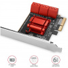 SATA3 Raid vezérlő PCI-Express (6 belső port (Axagon) #3