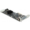 USB 3.3 vezérlő kártya PCI-Express x4 (4 port) - DeLock #3