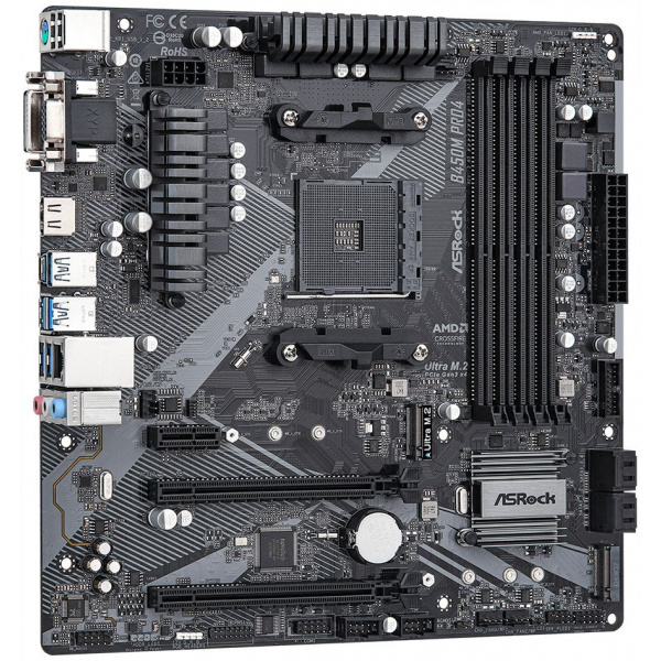 ASRock B450M Pro4 R2.0 alaplap #3