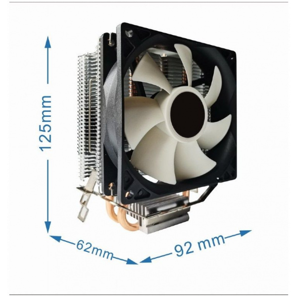Gembird Huracan X60 CPU hűtő univerzális #7