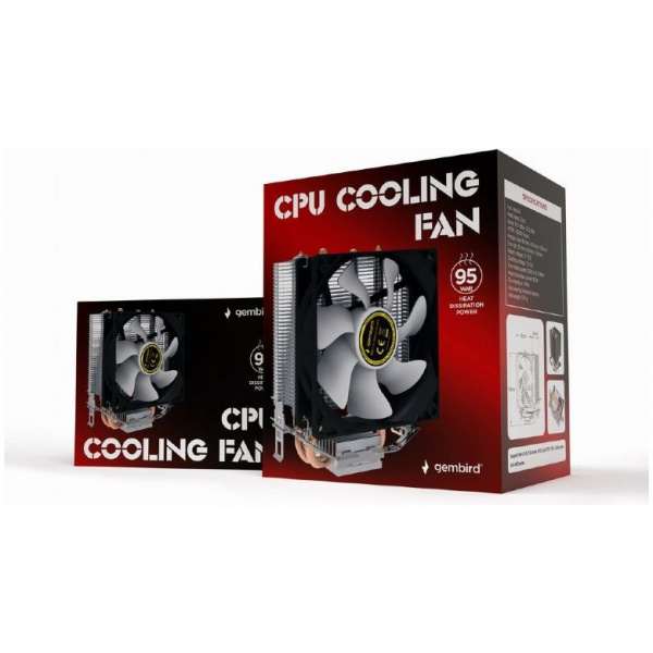 Gembird Huracan X60 CPU hűtő univerzális #8