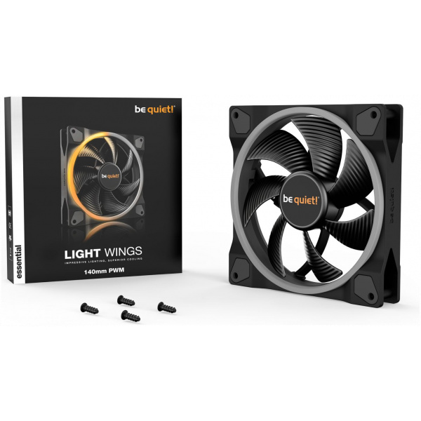 14 cm hűtőventilátor BeQuiet! Light Wings PWM (ARGB LED) #4