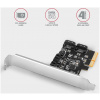 SATA3 vezérlő PCI-Express, 4 belső port (Axagon PCES-SA4X4) #3