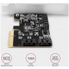 SATA3 vezérlő PCI-Express, 4 belső port (Axagon PCES-SA4X4) #4