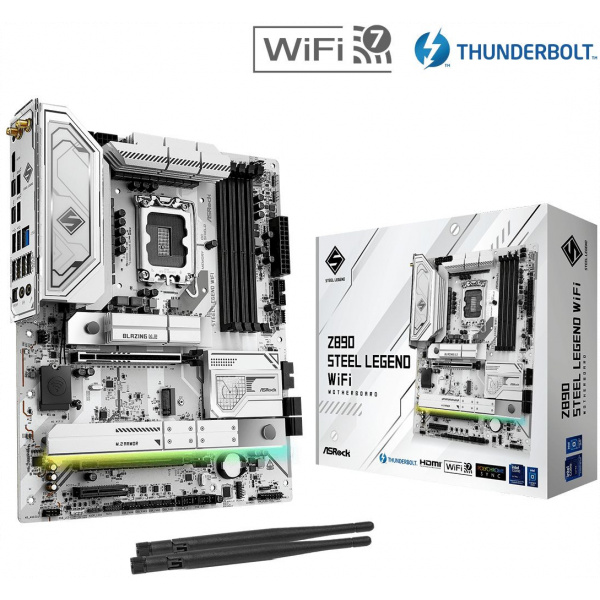 ASRock Z890 Steel Legend WiFi alaplap NEW #6