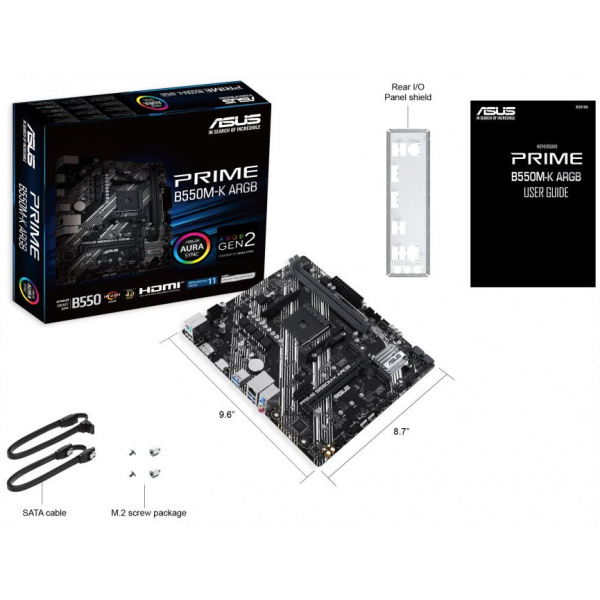 Asus PRIME B550M-K ARGB alaplap NEW #6