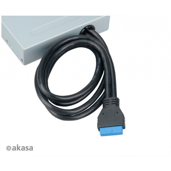 Akasa USB 3.0 6-in-1 kártyaolvasó (3,5"-os helyre + USB3 port) #2