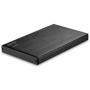 Axagon USB 2.0 alumínium periféria ház 2,5" SATA HDD-hez (fekete) #2