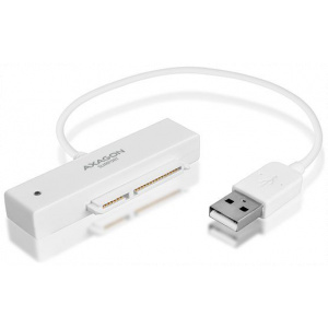 Axagon USB 2.0 periféria ház külön tokkal 2,5" SATA HDD-hez (fehér) #2