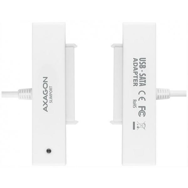 Axagon USB 2.0 periféria ház külön tokkal 2,5" SATA HDD-hez (fehér) #4