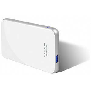 Axagon csavarmentes USB 3.0 periféria ház 2,5" SATA HDD/SSD-hez (fehér) #2