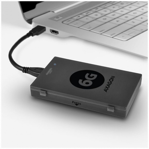 Axagon USB 3.0 periféria ház 2,5" SATA HDD/SSD-hez #7