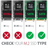 Axagon EEM2-U3C külső ház SATA M.2 SSD-hez > USB-C 3.2 #5