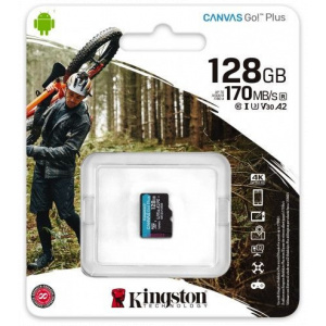 128GB Kingston Canvas Go! Plus microSD kártya (Class 10) #2
