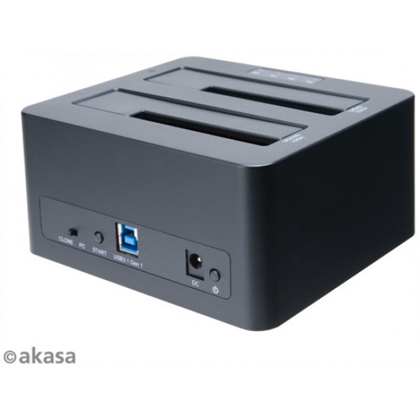 Akasa DuoDock X3 SATA dual dokkoló HDD/SSD-hez USB 3.1 (AK-DK08U3-BKCM) #2