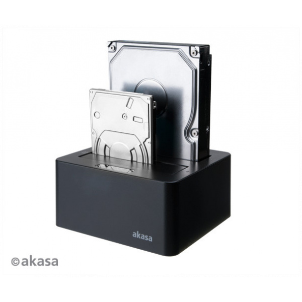 Akasa DuoDock X3 SATA dual dokkoló HDD/SSD-hez USB 3.1 (AK-DK08U3-BKCM) #3