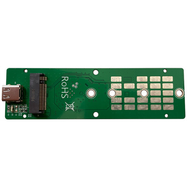 LC Power LC-M2-C-MULTI külső ház SATA / PCIe NVMe M.2 SSD-hez > USB-C 3.2 #4