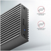 Axagon EEM2-XR külső ház bordával NVMe M.2 SSD-hez > USB-C 3.2 Gen 2 #4
