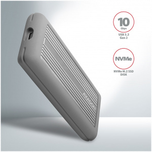 Axagon EEM2-XS külső ház, ütésálló NVMe M.2 SSD-hez > USB-C 3.2 Gen 2 #2