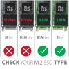 Axagon EEM2-SBC külső ház SATA M.2 SSD-hez > USB-C 3.2 Gen 2 #10