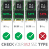 Axagon EEM2-SG2 külső ház NVMe és SATA M.2 SSD-hez > USB-C 3.2 Gen 2 #10