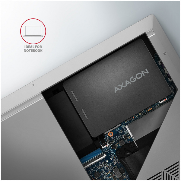 Axagon RSS-M2B belső 2,5" SATA ház M.2 SATA SSD-hez #3