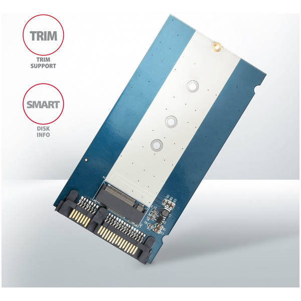 Axagon RSS-M2B belső 2,5" SATA ház M.2 SATA SSD-hez #5