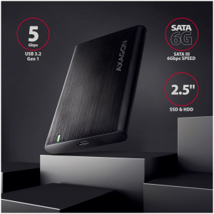 Axagon Raw Box USB-C periféria ház 2,5" SATA HDD/SSD-hez #2