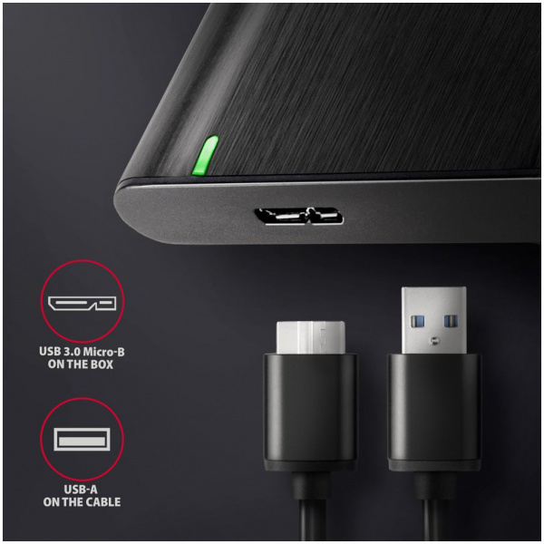 Axagon EE25-A6M külső ház 2,5" SATA HDD/SSD-hez > USB 3.2 #4