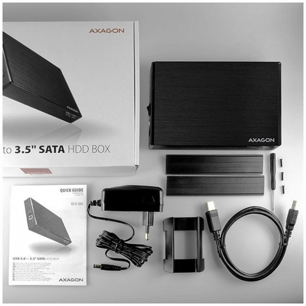Axagon EE35-XA3 USB 3.0 periféria ház 3,5" SATA HDD-hez #4