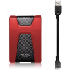 1TB ADATA HD650 USB-s HDD USB3.1 (ütésálló) piros #4