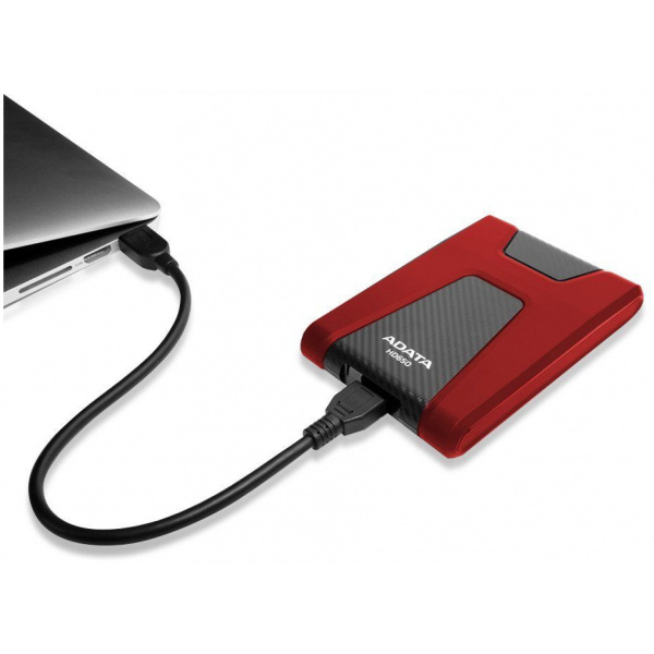 1TB ADATA HD650 USB-s HDD USB3.1 (ütésálló) piros #5