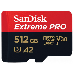 512GB Sandisk Extreme PRO microSD kártya + SD adapter (Class 10) 214507 #2