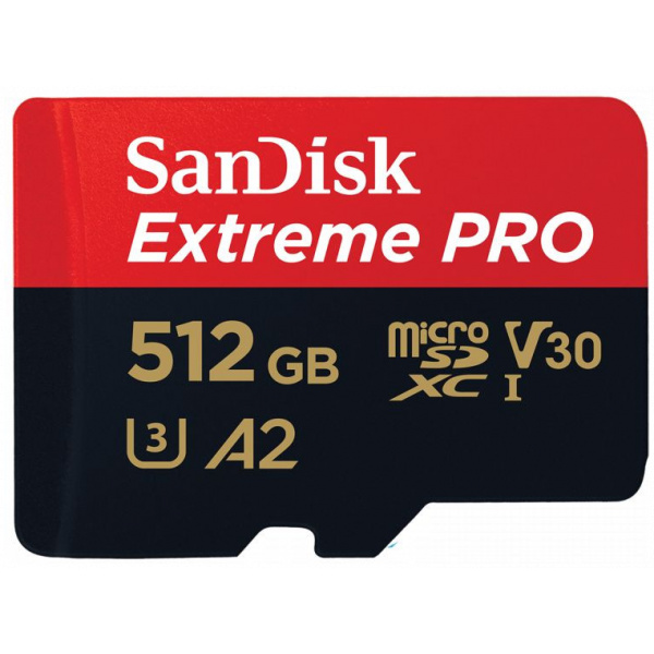 512GB Sandisk Extreme PRO microSD kártya + SD adapter (Class 10) 214507 #2