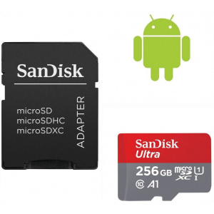 256GB Sandisk Ultra Android microSD kártya + SD adapter (Class 10) #2