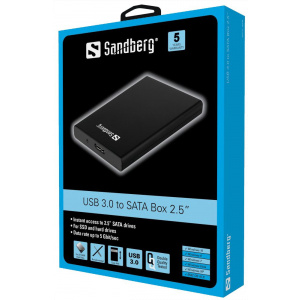 Sandberg USB 3.0 periféria ház 2,5" SATA HDD/SSD-hez #2