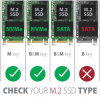 Axagon EEM2-SB2 külső ház NVMe és SATA M.2 SSD-hez > USB-C 3.2 Gen 2 #10