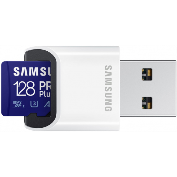 128GB Samsung Pro Plus microSD kártya + USB-s kártyaolvasó (Class 10) #2
