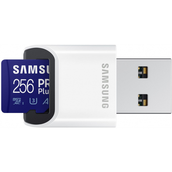 256GB Samsung Pro Plus microSD kártya + USB-s kártyaolvasó (Class 10) #2