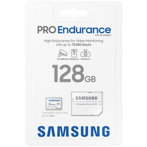 128GB Samsung PRO Endurance microSD kártya + SD adapter (Class 10) #4