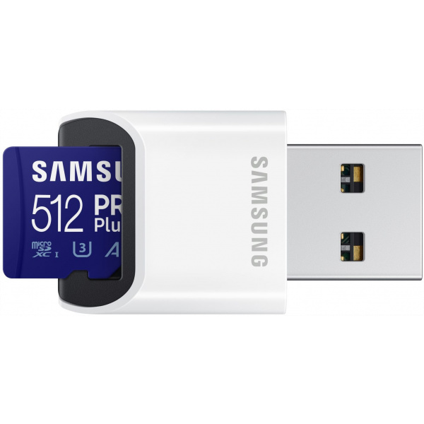 512GB Samsung Pro Plus microSD kártya + USB-s kártyaolvasó (Class 10) #2